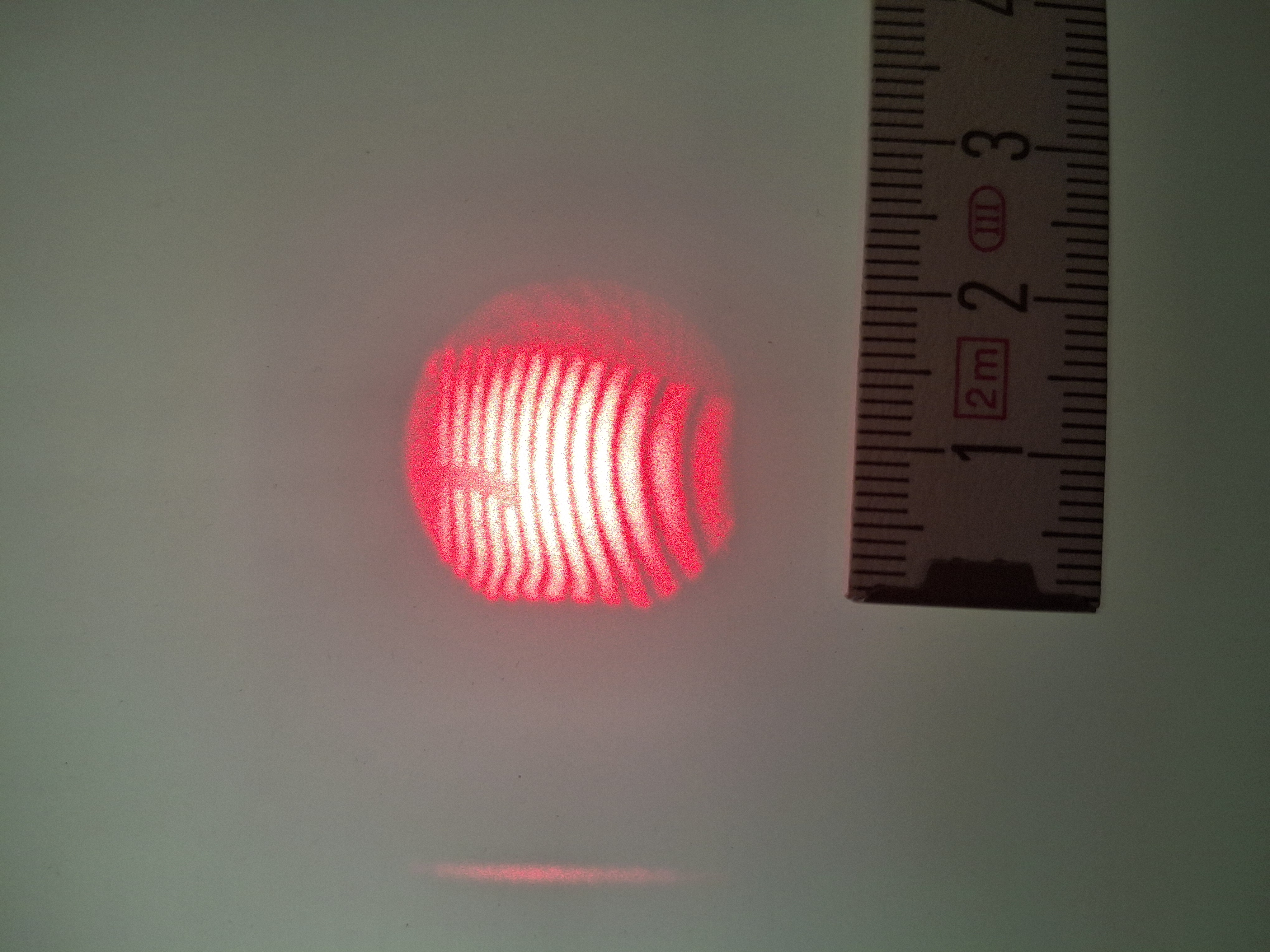Reference interferogram without candle.